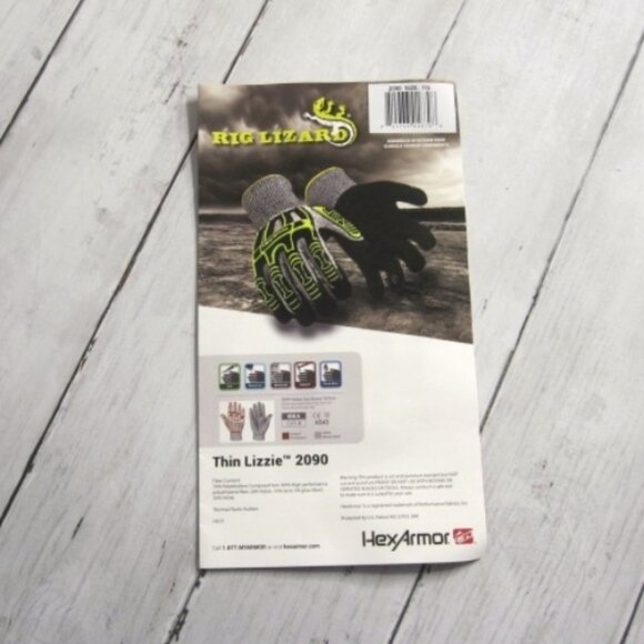 HexArmor Men's Size 7 S Work Gloves Cut Puncture Resistant Rubber Coated - Picture 8 of 10